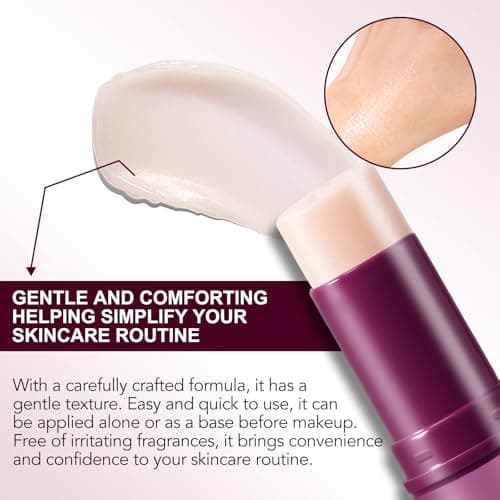 BKKTfBWK Collagen Infused Solid Moisturizing Balm Stick – Portable Skincare for Instant Hydration & Soothing, Improves Elasticity & Youthful Glow, Travel-Friendly Face & Body Balm, 1PC - Thumbnail 6