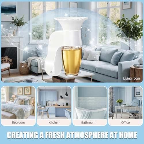 Wall Fragrance Plug – WallFlower Plug in, Essential Oil Diffuser Plug, ETL Certified, Compatible with Bath and Body Works WallFlower Refills, Plug in Diffuser for Home, Office, 2 PCS (Plug Only) - Thumbnail 6