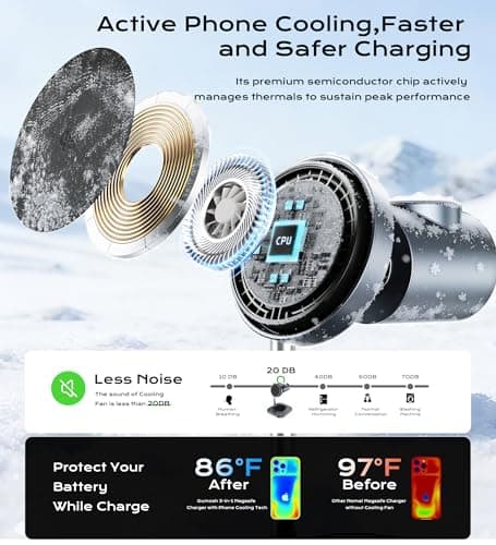 Gumosh Qi2.2 25W Magnetic 3-in-1 Charging Station for Apple Devices - Thumbnail 3