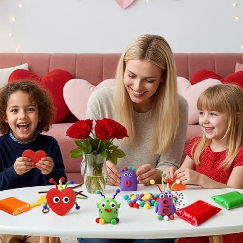 DIY Air Dry Clay Kit Party Favors for Kids-Pack of 1.05-Ounce Modeling Clay Crafts for Kids Ages 3+ Gifts Toys for Girls Boys Birthday Easter - Thumbnail 5