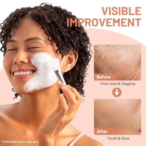 ICIKOL Collagen Peptides Night Wrapping Face Mask 5.07 oz – Overnight Peel-Off Face Mask with Hyaluronic Acid & Vitamin E – Hydrating & Elasticity Korean Skincare for Glass Skin Radiance - Thumbnail 4