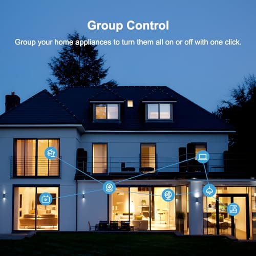 wooaismart Smart Plug, WiFi Plugs Work with Alexa & Google Assistant, Smart Outlet with Timer & Group Controller, WiFi Outlet for Home, No Hub Required, ETL & FCC Certified, 2.4GHz WiFi, 10A, 2 Pack - Thumbnail 6