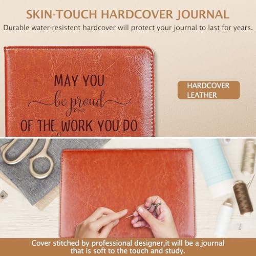 LBWCER Thank You gift May you be proud of the work you do, for Volunteer Staff Coach Nurse Teacher Social Worker Notebook Gift Travel Journal (MAY R) - Thumbnail 4
