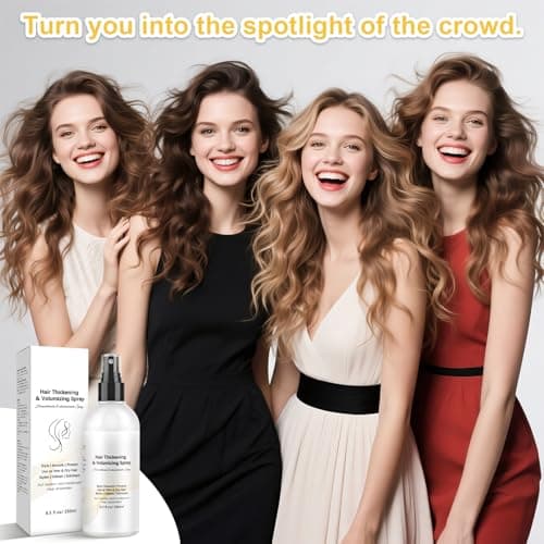 GARPGONA Hair Thickening & Voluming Spray (8.5 oz), Recommended Texture Spray for Fine Hair Women & Men, Organic Ingredients, Protects, Strengthens & Repairs - Thumbnail 6