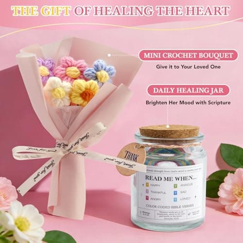 Mother's Day Gift Baskets for Women, 11 PCS Unique Birthday Gifts for Women, Self Care Gift Baskets, Thank You, Sympathy Inspirational Friendship Gifts for Mom, Grandma, Wife, Sister, Friends - Thumbnail 6