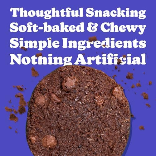 Love + Chew Soft Baked Vegan Cookies, Gluten Free, 7-10g Plant Based Protein Per Cookie, Healthy Snacks, Individually Wrapped Chocolate Cookies, Chocolate Lover Variety Pack, 12 Pack - Thumbnail 4