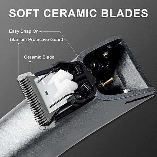 Predyee Manscape-Body Hair Trimmer for Men IPX7 Waterproof Ball Trimmer Pubic Hair with LED Light USB-C Rechargeable Wet/Dry Use for Beard Face Groin Manscaping No Nicks - Thumbnail 5
