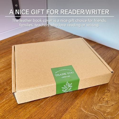 GDCELPA Composition Notebook Cover Leather Planner Cover Folio for A5 6x9in Journal with Pen Slot Card Holder - Thumbnail 6