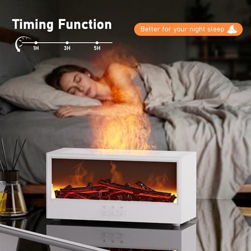 Fireplace Flame Air Diffuser Humidifier - Thumbnail 3