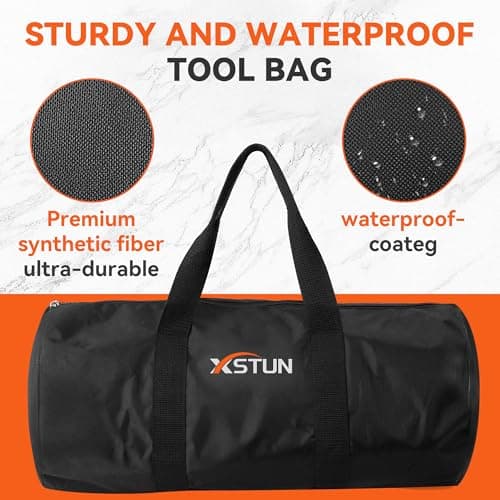 XSTUN 1" Kinetic Recovery Rope 48100lbs Breaking Strength, 30ft Snatch Rope with 35% Stretch, Offroad Tow Rope Kit with Level 5 Cut-Resistant Gloves, Compatible with Jeep, Truck (Orange) - Thumbnail 6