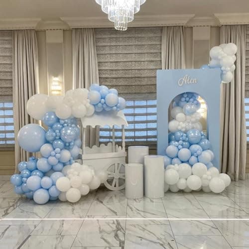 Pearl Blue Balloons for Bridal Shower Baby Shower Wedding Decorations - Thumbnail 4