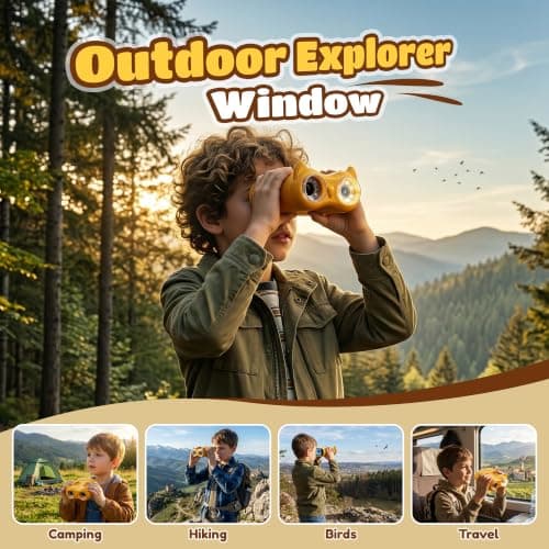 1000X Digital Microscope for Kids Handheld: 2-in-1 Binoculars Portable STEM Toy - Birthday Gift for Boy Girl - Science Kits 10X Magnifying Glass Telescope for Age 3-8 8-12 USB Gadget - Thumbnail 4