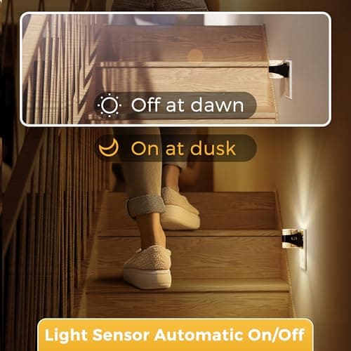 L LOHAS LED Night Light, 3000K Bubble Night Lights Plug into Wall, Acrylic Night Lights with Dusk-to-Dawn Sensor, Adjustable Brightness,Soft White Plug in Nightlights for Rooms Bathroom Hallway - Thumbnail 4