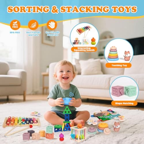 VuvuVoda Montessori Baby Toys for Toddlers 1-3 - Thumbnail 6