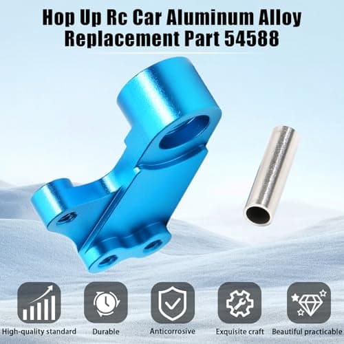 Aluminum Steering Arm for Tamiya GF01/GF02, Direct Replacement for #54588, Precision CNC Alloy Steering Upgrade for Enhanced Durability & Performance - Thumbnail 4