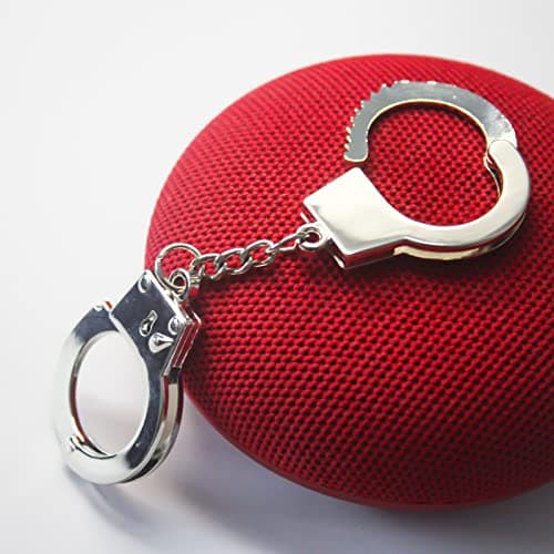 ZB.soar Funny Cat Handcuffs, Key Buckle,Stainless Steel Pet Toy Handcuffs, Mini Pet Handcuff Suitable for Most Small Pets,Increase The Relationship with Your Pets (Metal) - Thumbnail 6