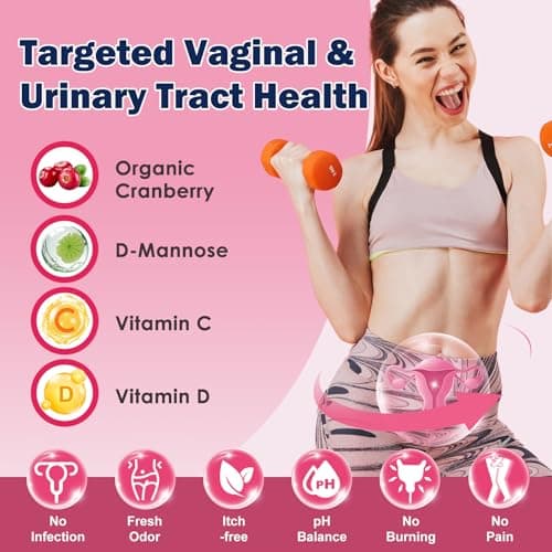 ZEBORA Vaginal Probiotics for Women 100 Billion CFUs, Probiotic for Digestive Health & Vaginal pH Balance & Urinary Tract Health, with Organic Cranberry & Prebiotics, 90 Veggie Capsules - Thumbnail 3