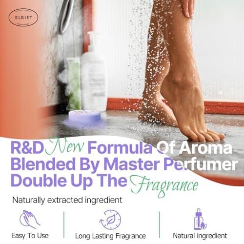 Shower Steamers Aromatherapy Blriet, Gifts for Women, Teen Girls, Wife, Her, Mom, Easter Basket Stuffers Birthday Gifts Decoration Travel Essentials Self Care Home Spa Relaxation - 8 Pack - Thumbnail 6