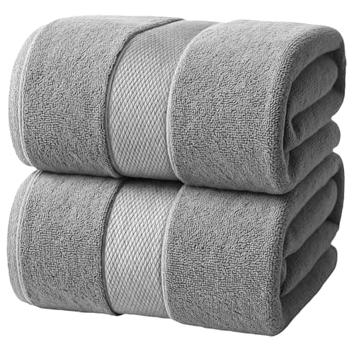 Infinitee Xclusives Jumbo Bath Sheets Towels for Adults – 600 GSM (35X70 Inches)– 100% Ring Spun Cotton, Soft and Absorbent Large Bath Towels for Bathroom - Image 1