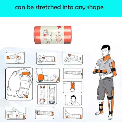 Tactical Emergency First Aid Kit: MOLLE Admin Pouch IFAK - Wound Dressing Blood Control EMT Survival Trauma Kit 6" Bandage- Camp Travel Car Medic Kit - Thumbnail 3