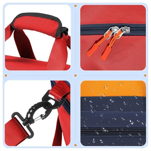 WOOMADA Kids Travel Bag with Shoe & Wet Pockets, Carry On Duffle Bag for Overnight Trips, Sports, School(dark blue) - Thumbnail 6