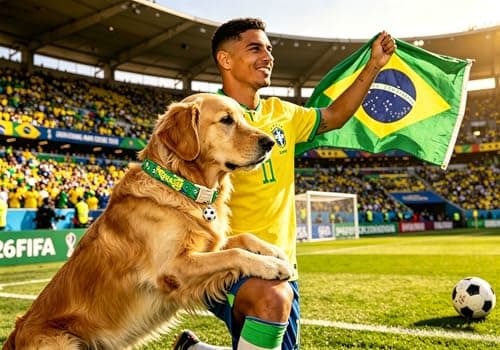Lionet Paws Football Dog Collar The 23rd FIFA World Cup with Cute Footballs Pattern Pendant - Female Male Torcida Dog Collar for Small Medium Dogs XS - Thumbnail 5