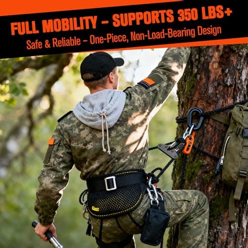 HOLIDAYMAP Saddle Hunting Accessories - 2.5mm Thick Saddle Bridge Spreader, Heavy-Duty Hip Pinch Relief Tool for Tree Saddle Hunting, 304 Stainless, Durable Tool for Saddle Hunting Hip Comfort - Thumbnail 4