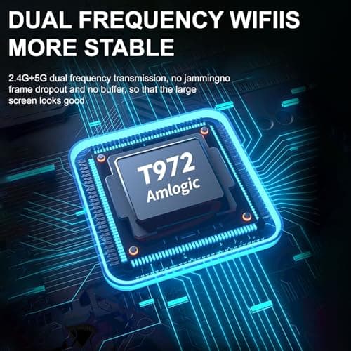 Smart Outdoor Projector with WiFi 6 and Bluetooth 5.3,Auto Focus & Keystone, DoIby Audio,Native 1080P Movie, Portable Proyector Compatible with HDMI/USB/iOS/Android - Thumbnail 5