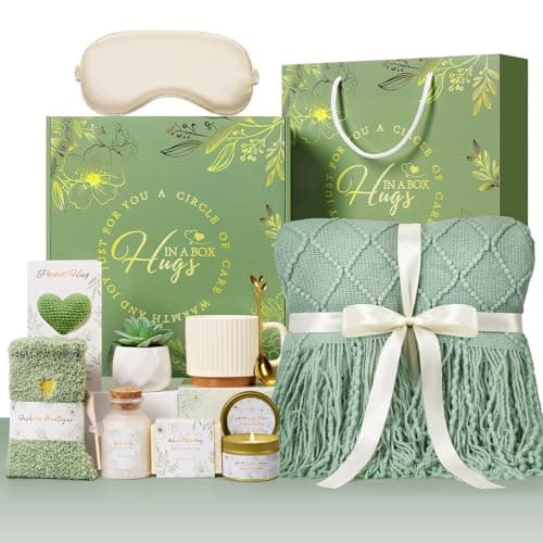 Birthday Gift Basket for Women, Self Care Package, Thinking of You and Get Well Soon Gifts Her, Best Friend, Sister, Mom - Image 1