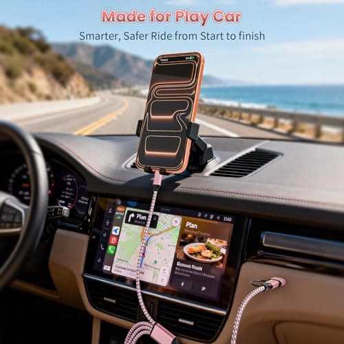 Jogrytece 4-in-2 USB A/C to 4 USB C Multi Charging Cable 5FT, Travel Essential for Airplane & Cruise Trips, Compatible with iPhone 17/16/15 Series, iPad Air/Pro, Samsung Galaxy S25 - Thumbnail 3