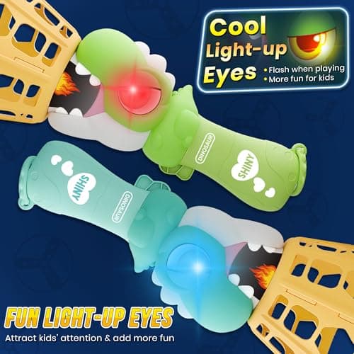 Outside Toys for Kids Ages 4-8 Electric Manual Capture Catching Game for Kids, Automatic Flying Disc Launcher Outdoor Indoor Toy, Chasing Toy for Boys Girls, Perfect Yard Beach Family Game - Thumbnail 5