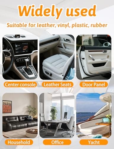 Car Cleaner Interior, Leather Cleaner Upholstery Interior Ceaning Kit Carpet Dashboard Shiny Car Stuff for Vinyl,Plastic,Fabric,Carpet & More,Citrus Scent - Thumbnail 4