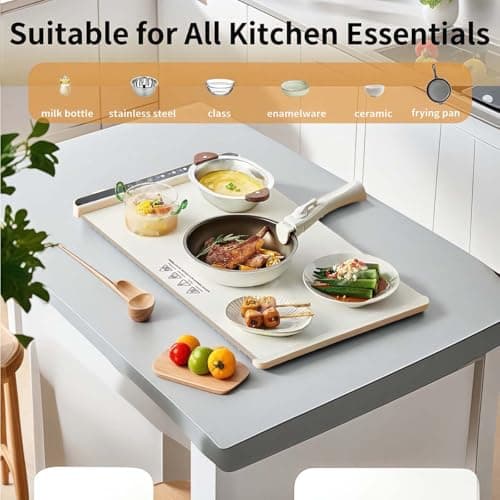 Food Warming Mat Electric Warming Tray for Buffets Party and Home Daily Use 10's Heating Fastly Timed Function for Your Family Commercial Food Warmers - Thumbnail 3
