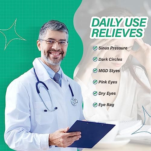 16 Packs Steam Eye Mask,Warm Eye Compress for Dry Eyes Sleep Mask,Hot Auto Heated Eye Masks Relaxing Items for Women Moist Heat for Eyes Soothing Eye Fatigue,Disposable EyeMask for SPA Essentials - Thumbnail 2