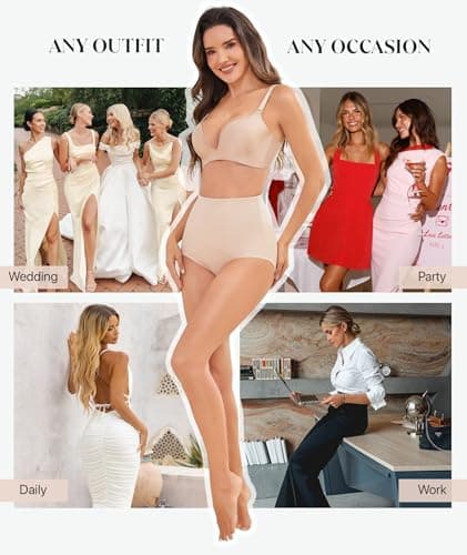 GYDEK Shapewear for Women Tummy Control - High Waist Body Shaping Briefs Compression Underwear Seamless Breathable Girdle for Shapewear panties - Thumbnail 2