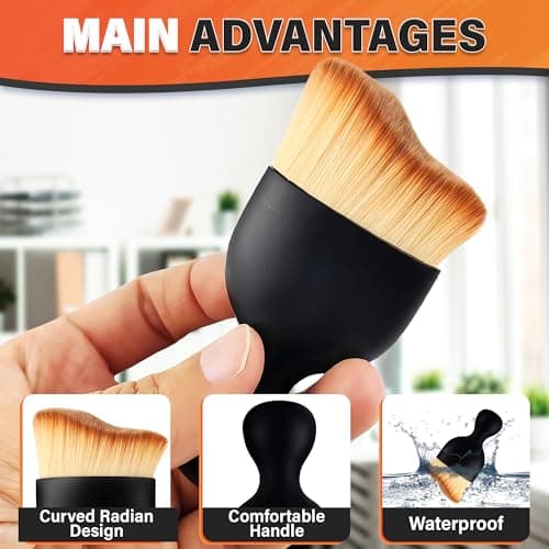 3Pcs Car Detailing Brush Set – Curved Radian Design Car Cleaning Brush Interior Kit with Soft Bristles, Transparent Case, Sturdy Plastic Handle, Waterproof Auto Detailing Brushes for Versatile Use - Thumbnail 4