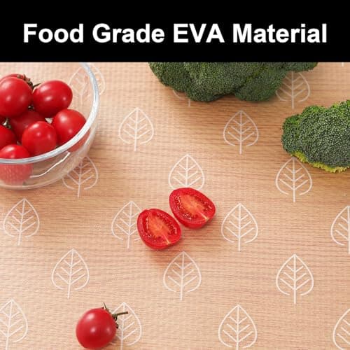 Cooyes Drawer Liner Shelf Liners for Kitchen Cabinets Refrigerator Liners Waterproof & Oil-Proof Kitchen Cupboard Liner Drawer Mats EVA Material Non Adhesive Fridge Liner for Shelves - Thumbnail 5