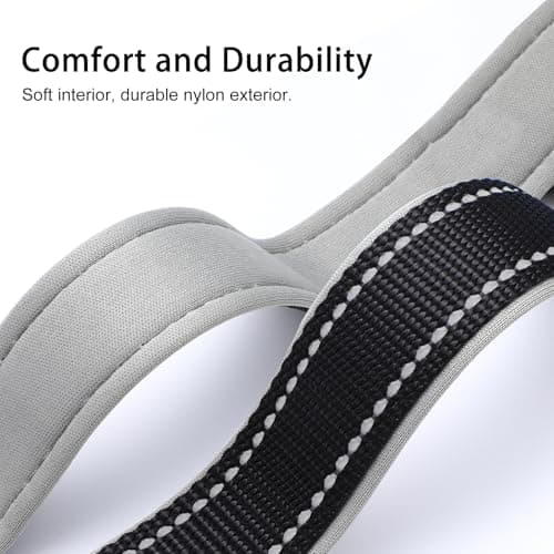 LLUAII Airtag Dog Collar, Reflective Martingale Dog Collar with IP68 Waterproof Airtag Holder, Quick Release Buckle Soft Padded Collars for Small Dogs, Black - Thumbnail 6