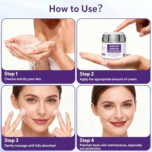 Jessasjet Dark Spot Remover for Face & Body, Advanced Corrector Cream with Niacinamide, Retinol, Arbutin, Hyaluronic Acid & Vitamins B5 C E, Fade Age Spots, Sun Spots, Freckles (1.69 Fl Oz) - Thumbnail 6