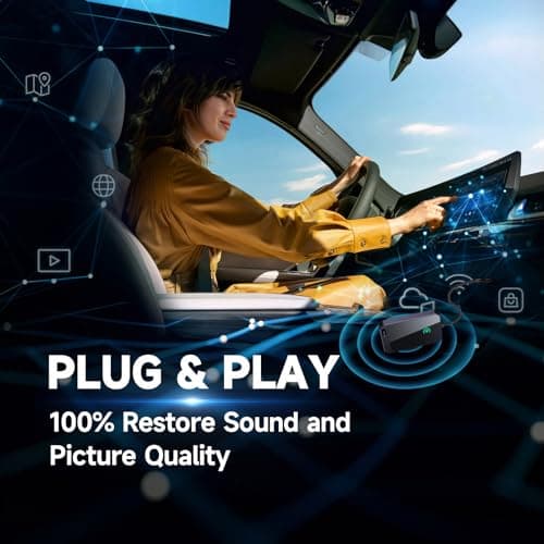 Jemluse Wireless CarPlay Adapter for Apple iPhone - Multi-User Seamless Connection for Convert Wired to Wireless Car Play Adapter - No Latency from iOS 10+ to Screen w/USB C (Gray) - Thumbnail 5