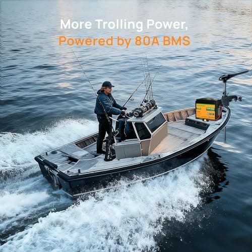 ECO-WORTHY 12V 50Ah LiFePO4 Lithium Battery with XT60 Interface, Bluetooth 5.0, Low Temp Protection, Connects to Power Inverter for Camping, Road Trips,Trolling Motors - Thumbnail 6