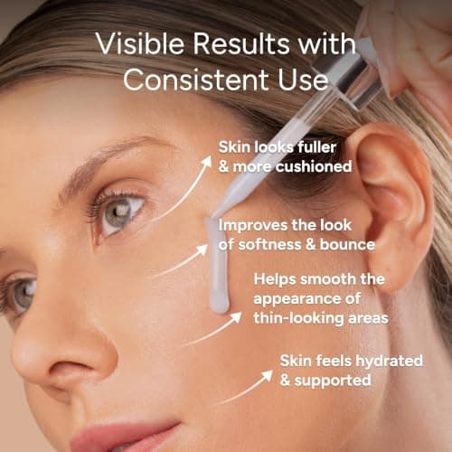 Cellure Volufiline Serum – Plumping & Firming Face Serum with 8% Volufiline, Snow Mushroom & PDRN for Fuller-Looking Skin, 1.0 fl oz (30 mL) - Thumbnail 4