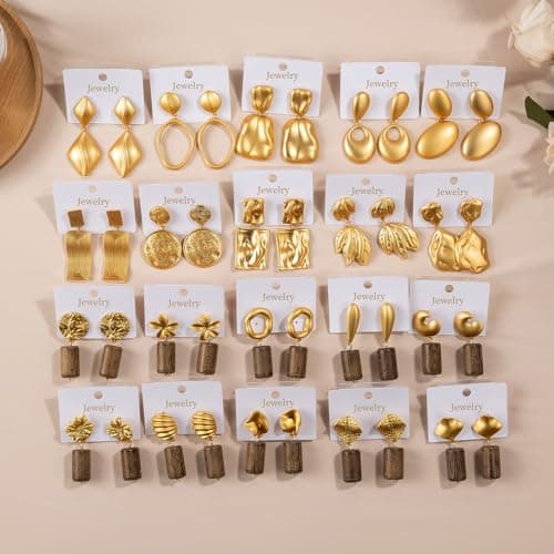 BHDJSHX Gold Jewelry Blind Box, Assorted Mystery Jewelry Set with Bangles, Rings, Brooches, and More (Gold) - Thumbnail 6
