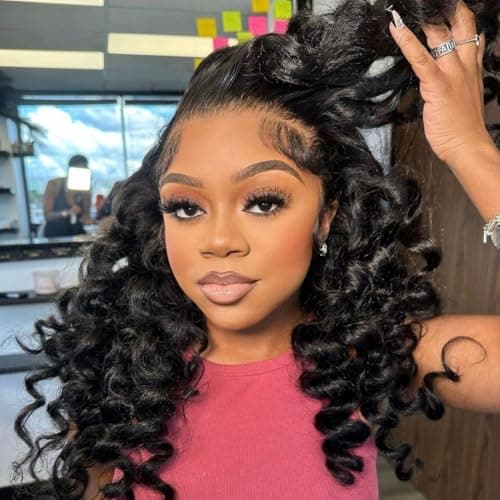 CGRY 18A Skinlike HD Lace Wig 13x6 Full Frontal Loose Deep Wave Human Hair