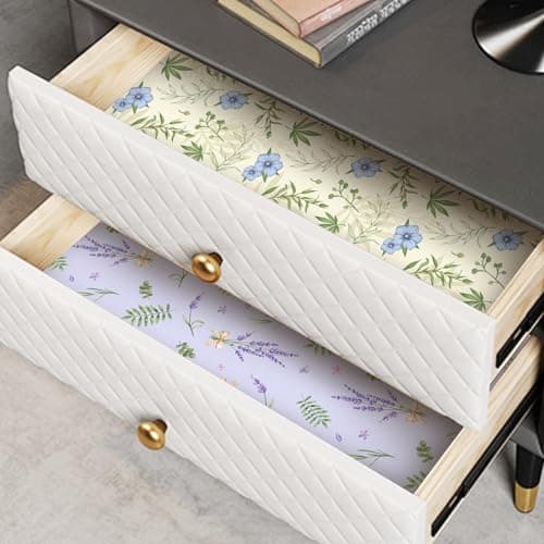 SCENTORINI Scented Drawer Liners for Dresser,6 Linen + 6 Lavender Scent Drawer Paper Liners, Paper Sheets Liner 14.3x19.5 Inch, for Fragrant Home Shelf Closet Bedroom Drawer - Thumbnail 4