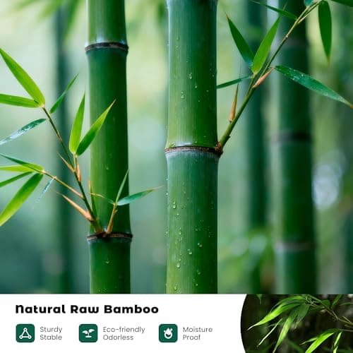 HDDFER Bamboo Folding Desk for Small Spaces,Hidden Desk with Storage Shelf, Foldable Computer Desk for Bedroom Home Office, Mid Century Modern Fold Out Table Writing Table, Walnut - Thumbnail 5