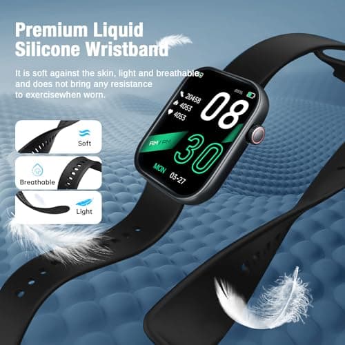 mamidomo Smart Watches for Women Men with Bluetooth Call, 2.01" HD Fitness Tracker Smartwatch for Android iPhone, Heart Rate Sleep Monitor, 110+ Sports Modes, Activity Tracker with Step Counter - Thumbnail 4