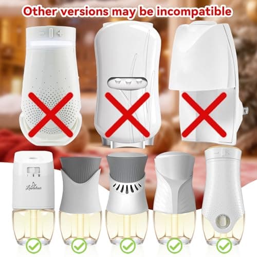 Plug In Air Freshener Refills, Mediterranean Fig, Black Pomegranate, Coconut Vanilla, Winter Cedar, 12 Pack, 7.92 Fl Oz Wall Plug In Refill, Compatible with Air Wick & Glade, Not for Glade Plus - Thumbnail 2