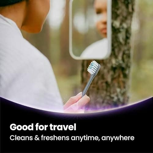Pinkart 5-in-1 Travel Toothbrush | Disposable toothbrushes with Toothpaste | Floss/Toothpick/Tongue Scraper | Individually Wrapped Disposable toothbrushes | 5.3" Extended Handle (48 Count) - Thumbnail 4
