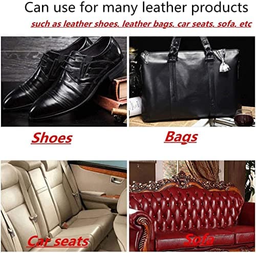 Shoe Buffer Kit Electric Shoe Polisher Brush Shoe Shiner Dust Cleaner Portable Leather Care Kit for Shoes, Bags, Sofa (Black) - Thumbnail 5